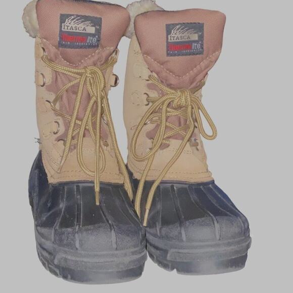 ITASCA Women's Thermo-Lite, Leather, Tan, Perform,  7,  Insulation, Snow Boots, - Picture 2 of 9